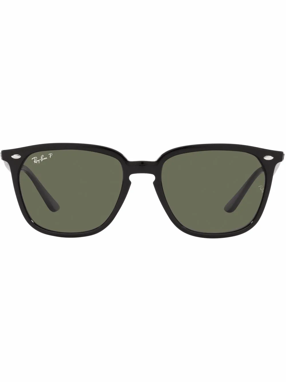 

Солнцезащитные очки в квадратной оправе Ray-Ban, черный