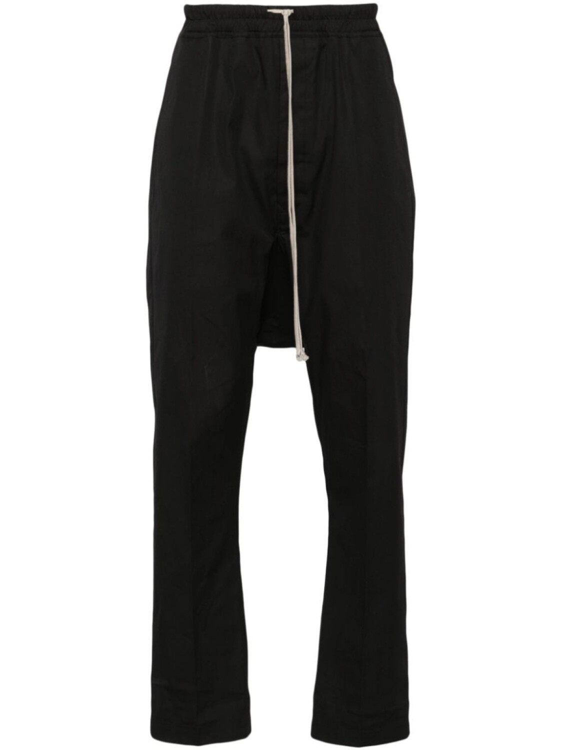 

Rick Owens брюки с кулиской и низким шаговым швом, черный