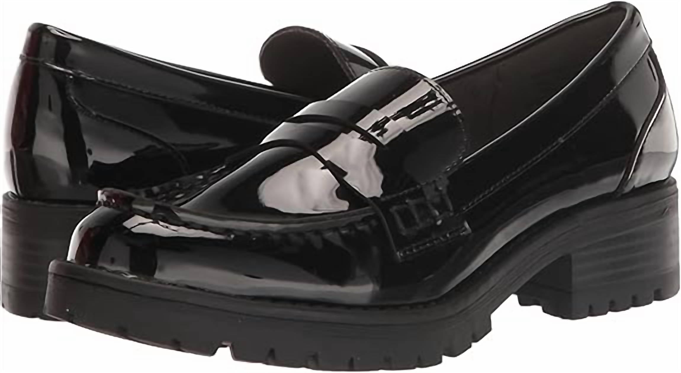 Женские мюли Roulette в черном веганском лакированном исполнении BC Footwear — фото 4