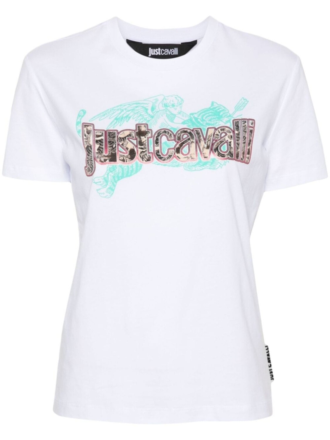

Just Cavalli футболка с логотипом, белый