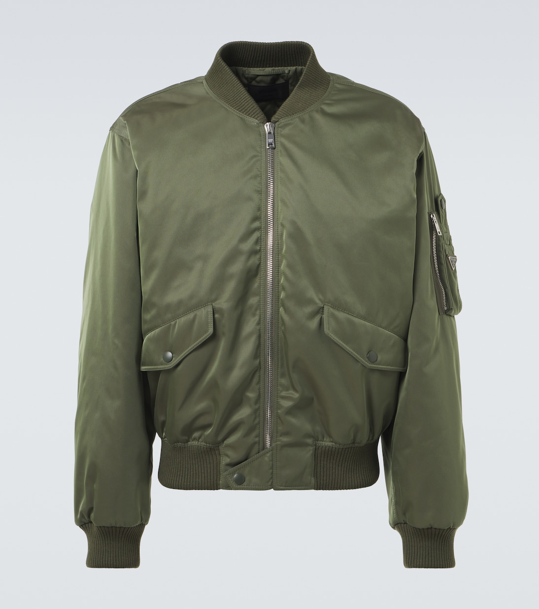 

Бомбер из переработанного нейлона Prada, Militare
