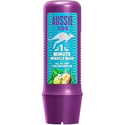 

Sos 1 Minute Miracle All In One Color Rescue Mask - 250 мл Aussie