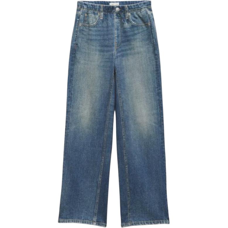 

Джинсы Logan со средней посадкой и широкими штанинами Rag&Bone, синий