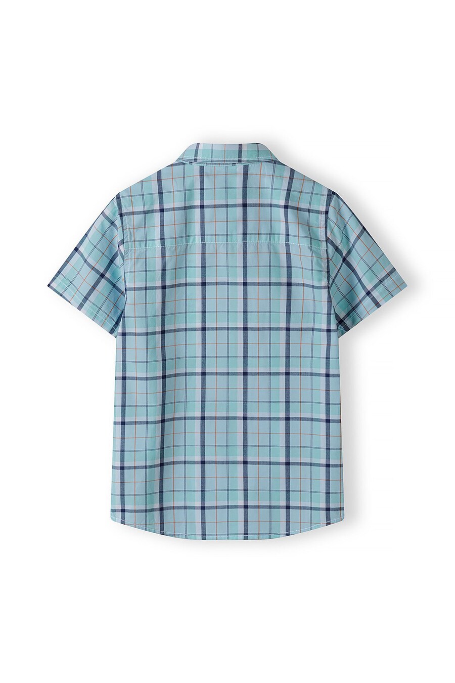 Рубашка на пуговицах классического кроя MINOTI, цвет Navy/Smoke blue/Light blue — фото 2