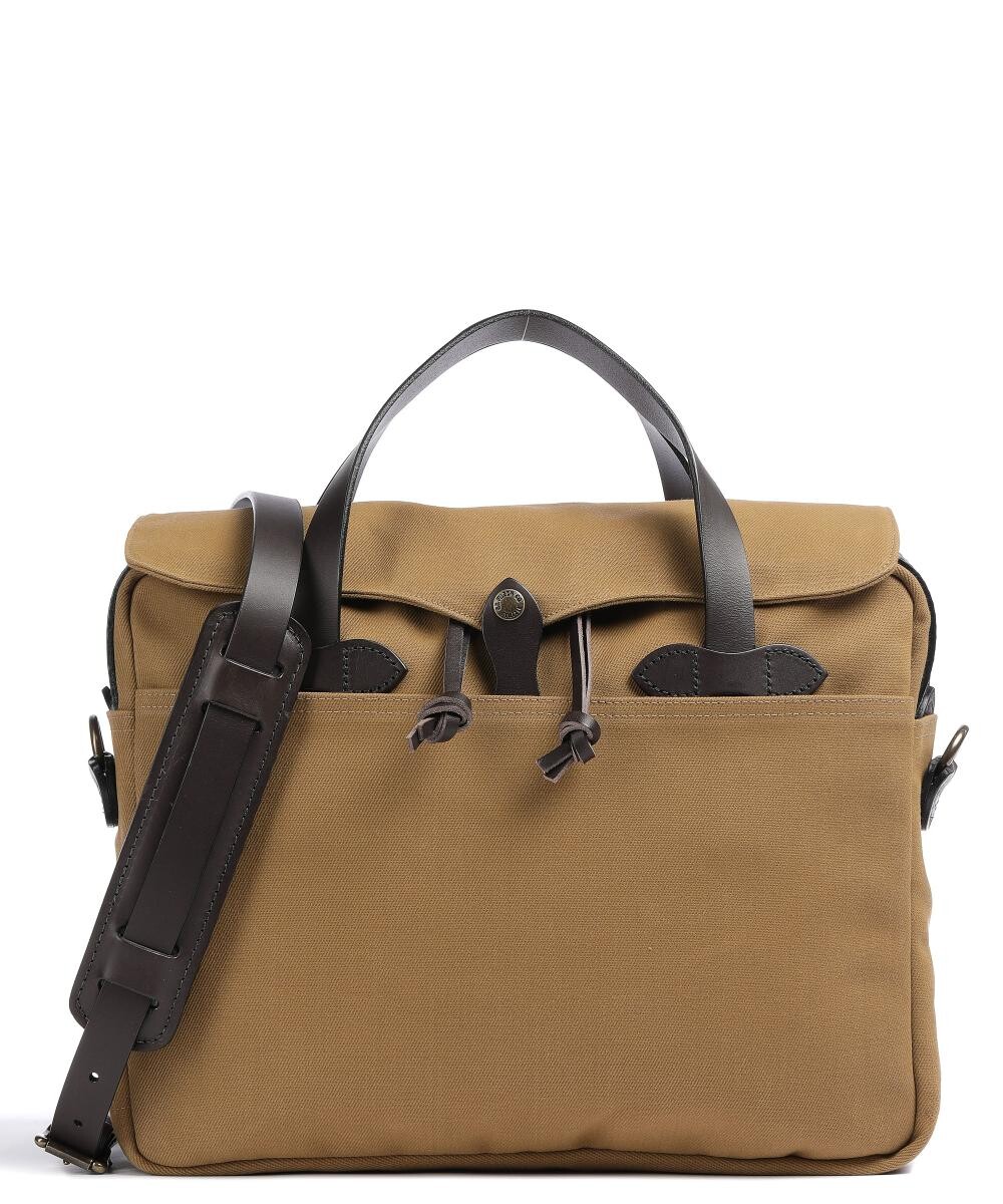 

Оригинальный портфель из прочного твила, хлопок 14 дюймов Filson, бежевый