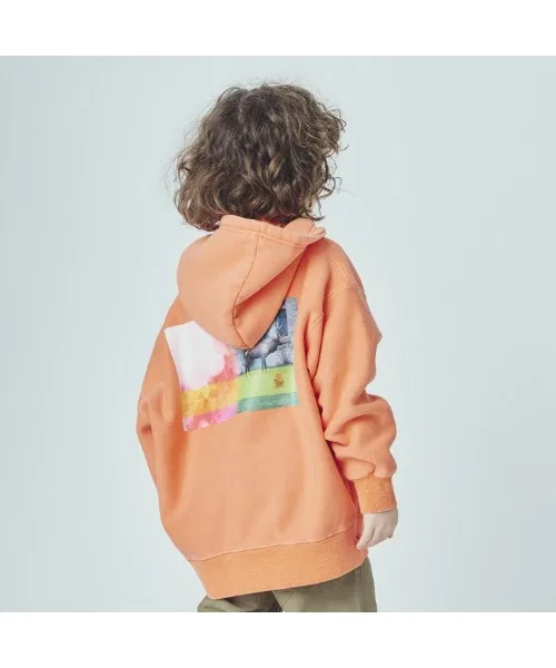 Детская парка Smoothy Pigment Zip parka, чёрный, M (110-120) — фото 3