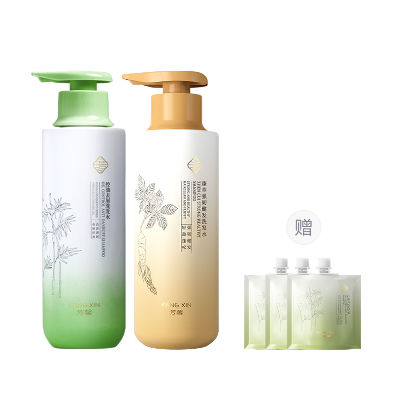 

Шампунь для контроля жирности и устранения перхоти, успокаивающий зуд и освежающий FANGXIN