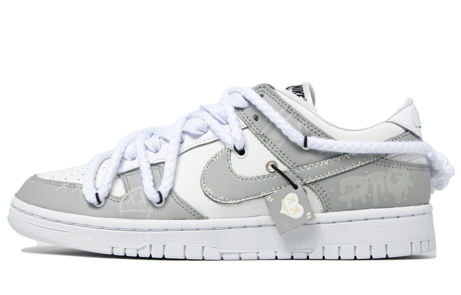 

Мужские кроссовки для скейтбординга Nike Dunk Low, светло-серый