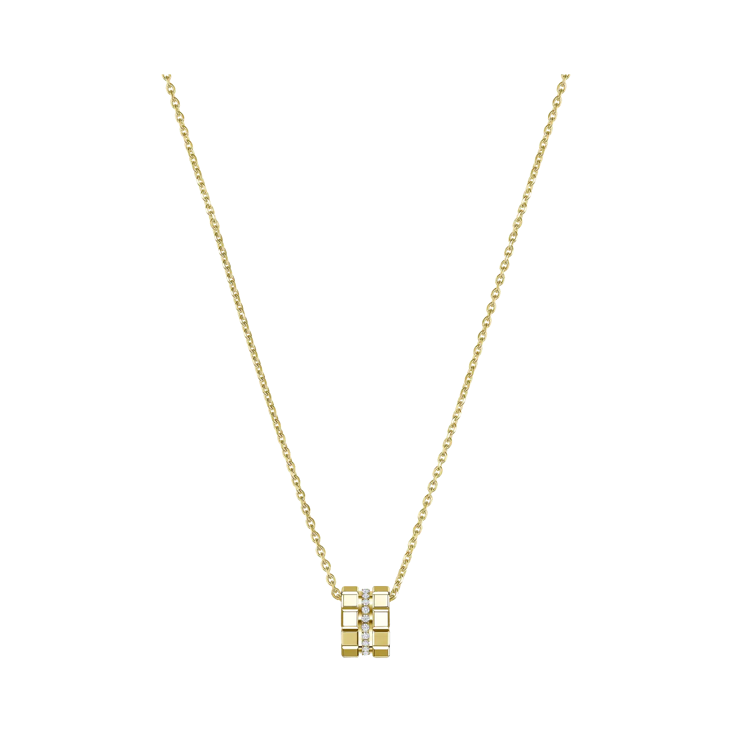 

Кулон Chopard Ice Cube - Подвеска, желтое золото, бриллианты