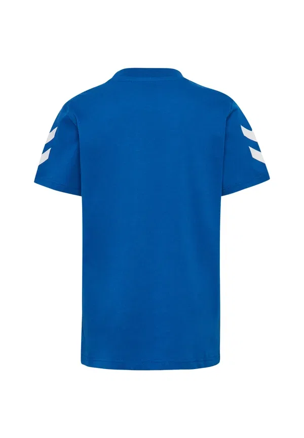 Футболка с коротким рукавом Hummel 2.0 chevron s/s print t-shirt, настоящий синий — фото 2