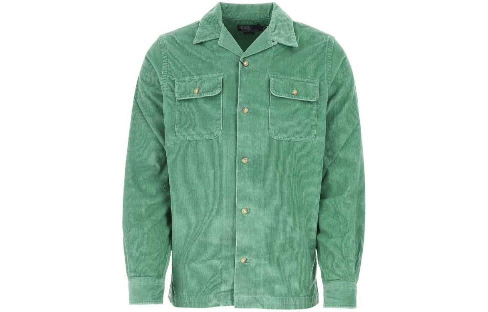 

Polo Ralph Lauren Мужская рубашка FW22 зеленого цвета