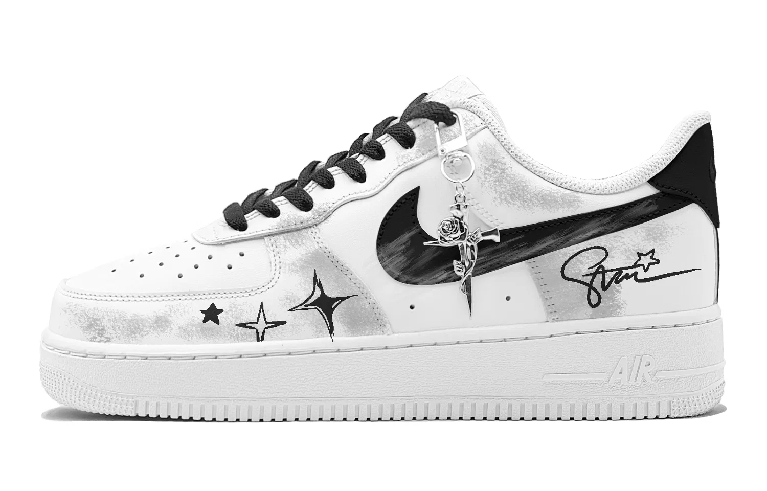 Кроссовки Nike Air Force 1 Black — фото 3
