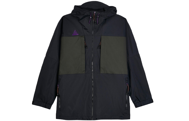 

Куртка мужская черная фиолетовая Nike, Черный, Куртка мужская черная фиолетовая Nike