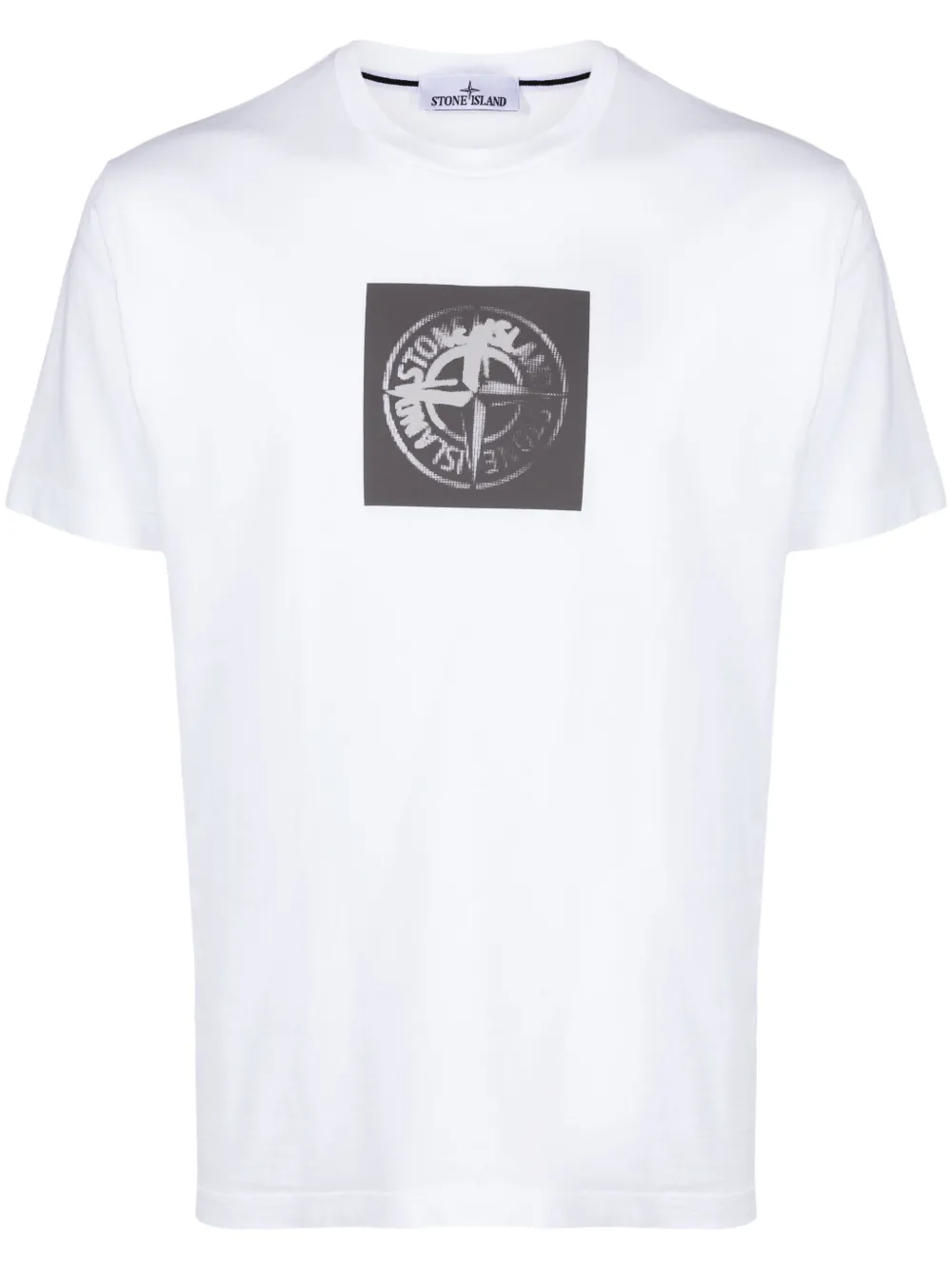 

Футболка с принтом Compass Stone Island, белый