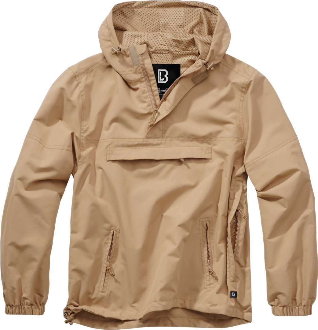 

Куртка Brandit Summer Windbreaker Hoodie, бежевый