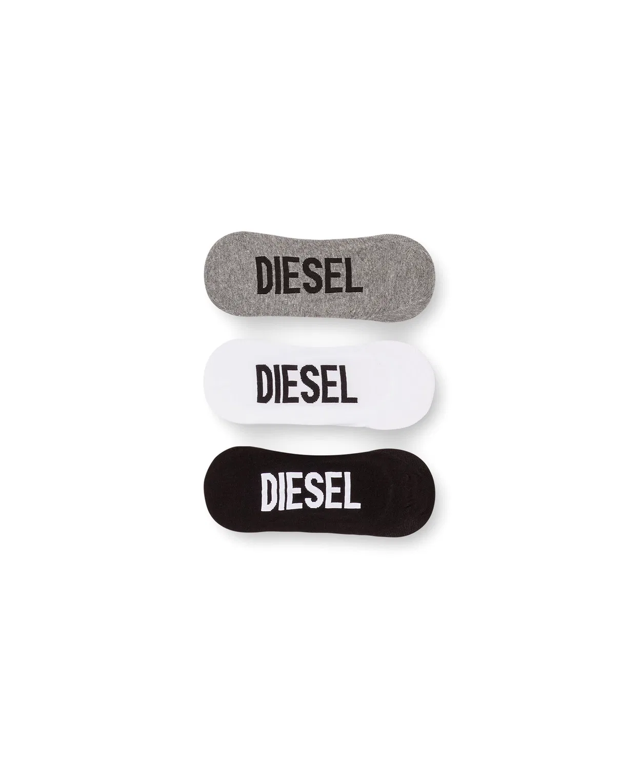 Носки-следы мужские 3 пары Diesel черные