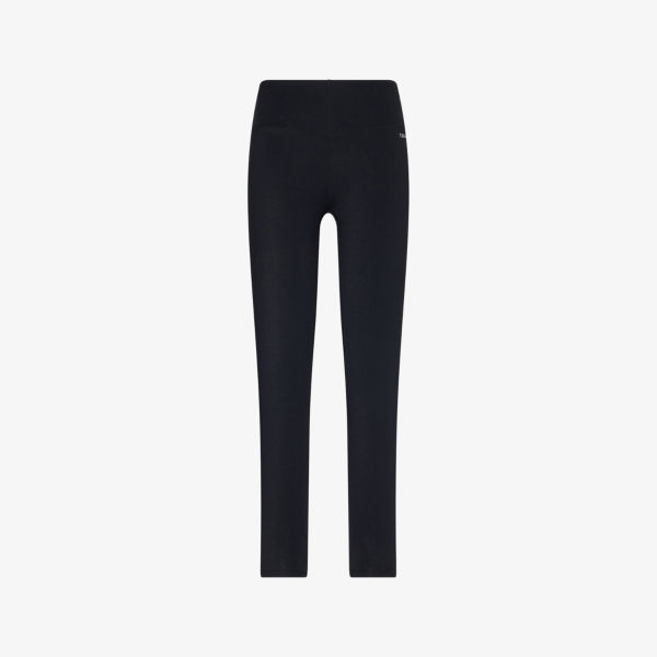 

Леггинсы We Are Tala с V-образным поясом из эластичной ткани, черный