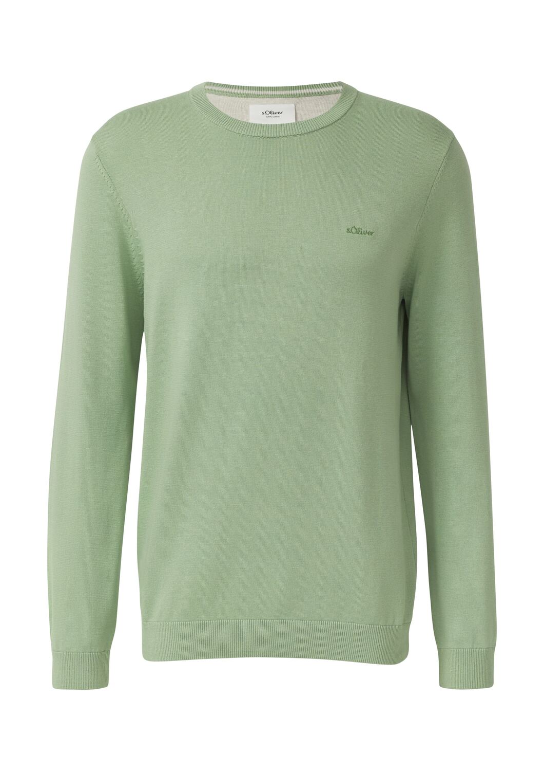 

s.Oliver Свитер в пастельно-зеленом цвете