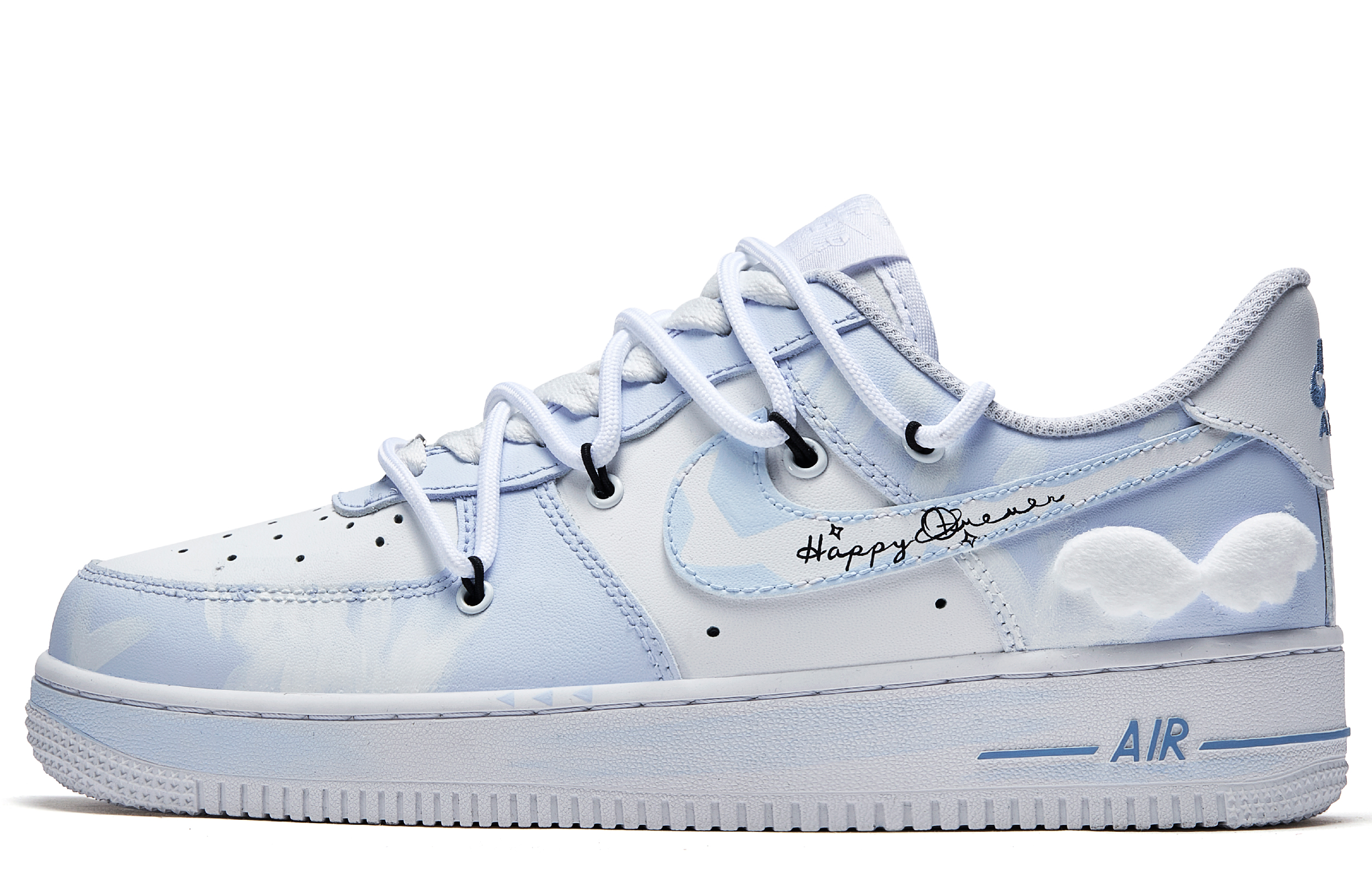 

Кроссовки Nike Air Force 1 Skateboarding Shoes Women's Low-top Blue/white, синий/белый