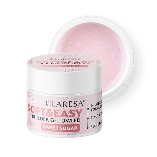 

Гель для наращивания ногтей, 12 г Claresa, Soft&Easy Builder Sweet Sugar