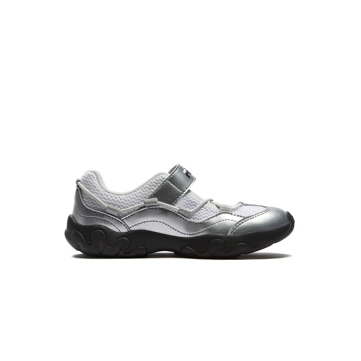 Кроссовки FILA Heritage FHT из искусственной кожи и текстиля, дышащие и нескользящие, белые/space silver FILA KIDS, FILA White/Space Silver — фото 3