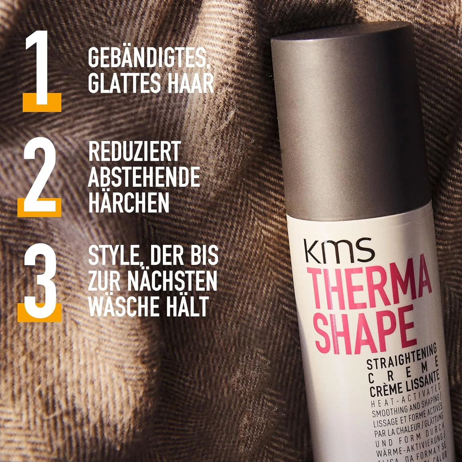 Крем для выпрямления волос KMS Thermashape Straightening Blow Dry Crème, 140 мл — фото 4