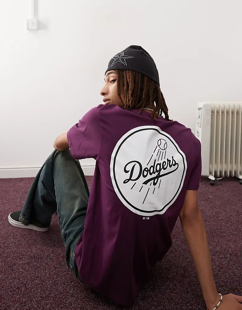

Футболка с мотивом LA Dodgers на спине фиолетового цвета 47 Brand