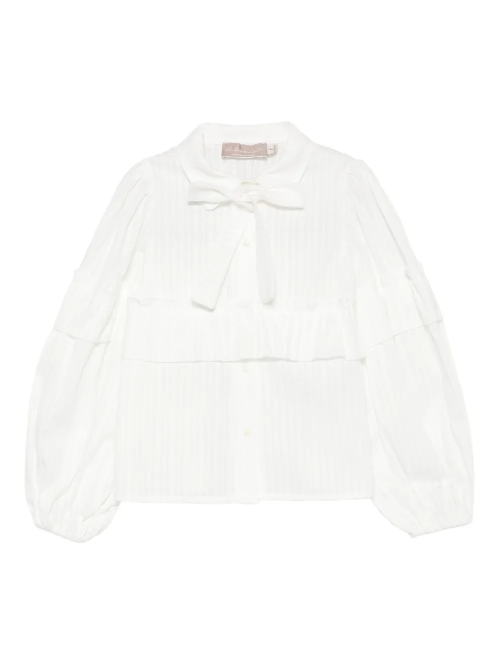 

Топ с оборками La Stupenderia, белый