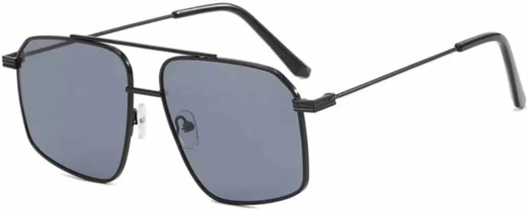 

Солнцезащитные очки с защитой UV400 | Металлическая большая оправа, зелено-коричневые | для женщин и мужчин, для занятий спортом на открытом воздухе и вождения DSVIGF, Black Gray