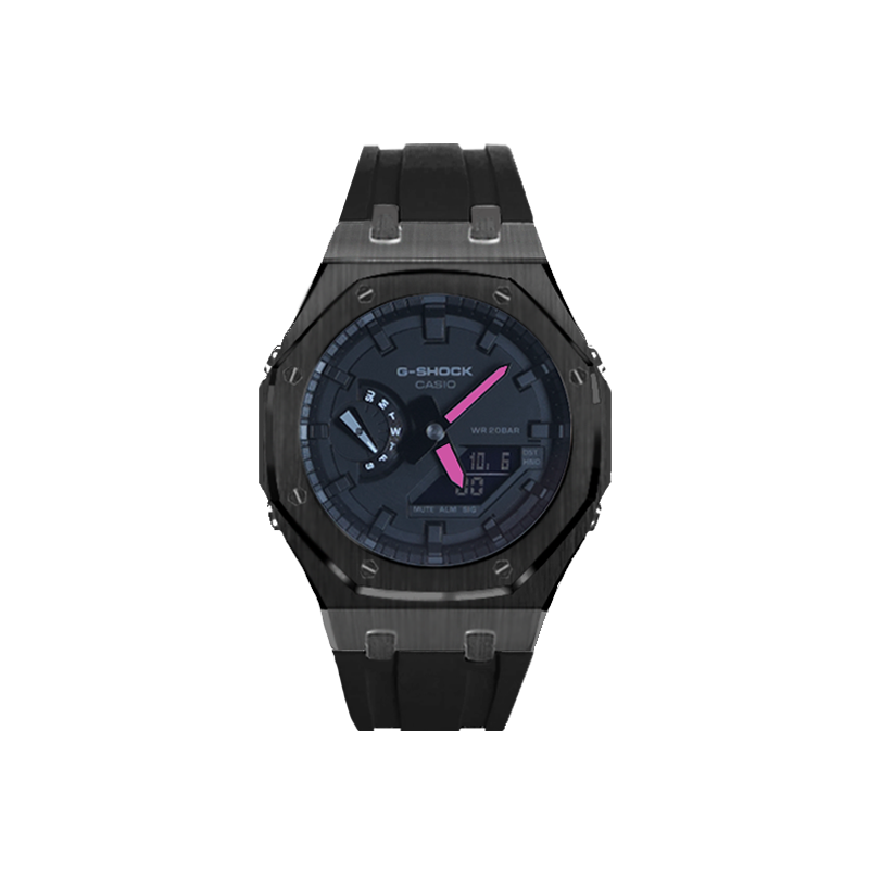 

CASIO Мужские часы с двойным жидкокристаллическим/аналоговым дисплеем, черные