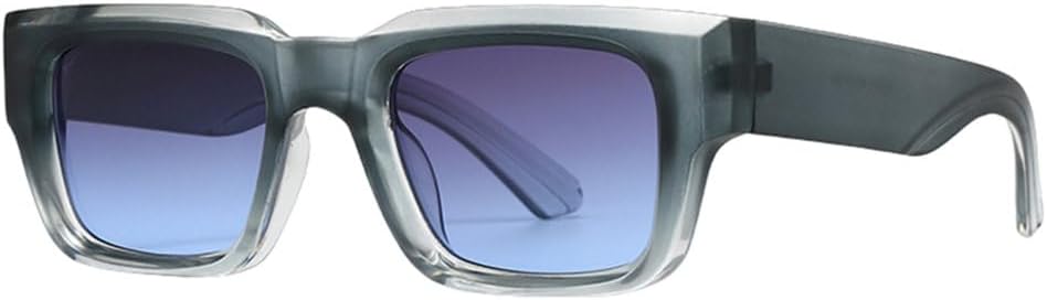 

Солнцезащитные очки MUTYNE унисекс квадратной формы в стиле ретро для женщин, голубые, коричневые, черные, мужские, с защитой от УФ-излучения UV400, декоративные, женские, Blue