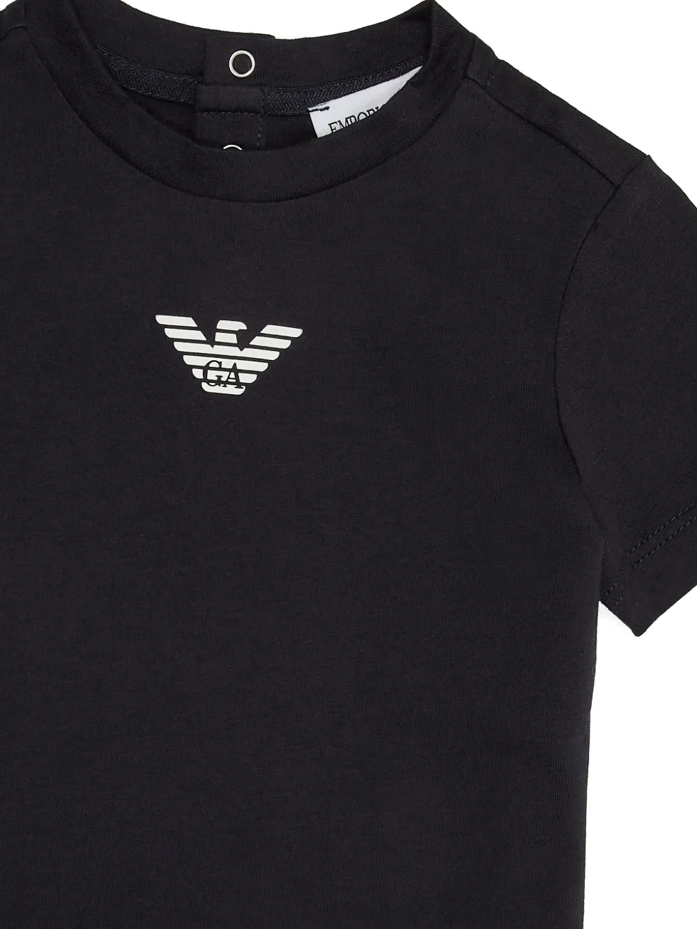 Футболка с логотипом Emporio Armani Kids, синий — фото 4