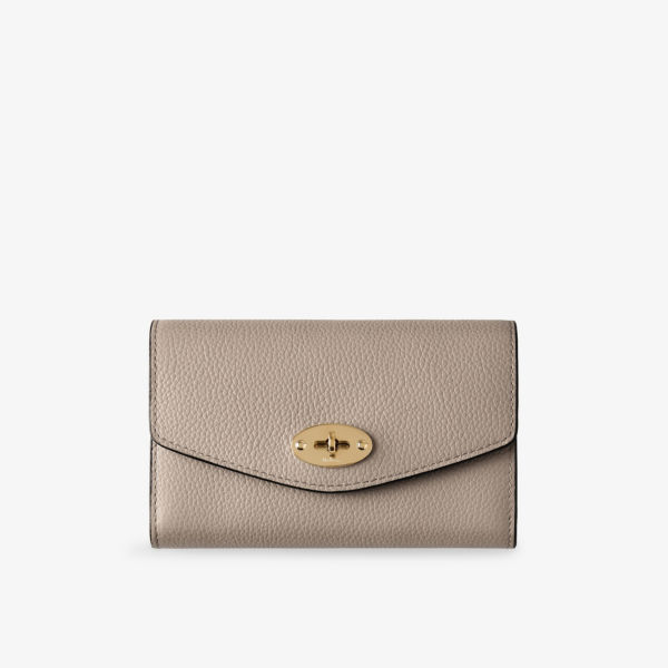 

Кошелек кожаный Mulberry Darley, кашемировый