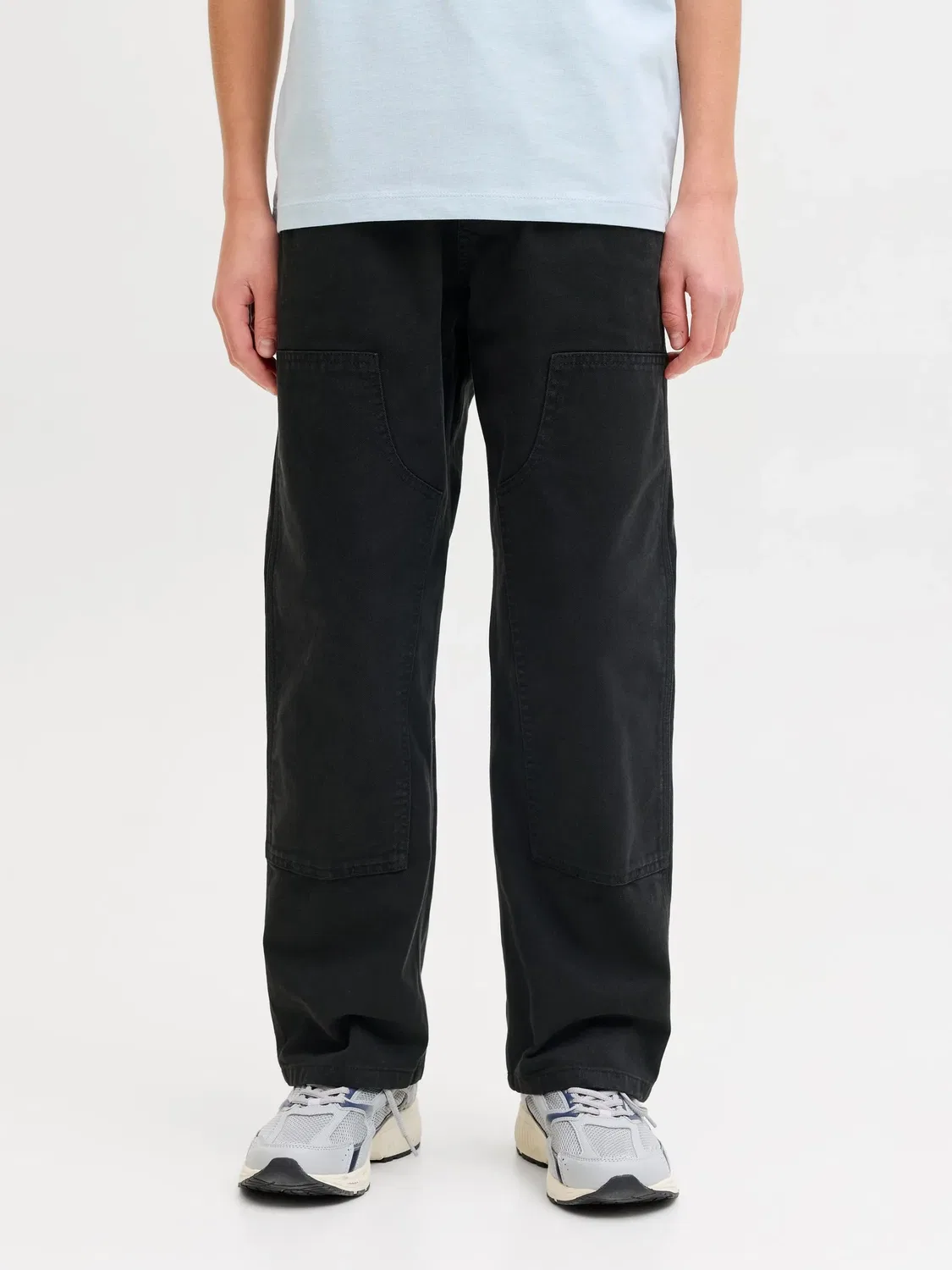 Спортивные штаны из органического хлопка JACK & JONES Junior, черный — фото 3