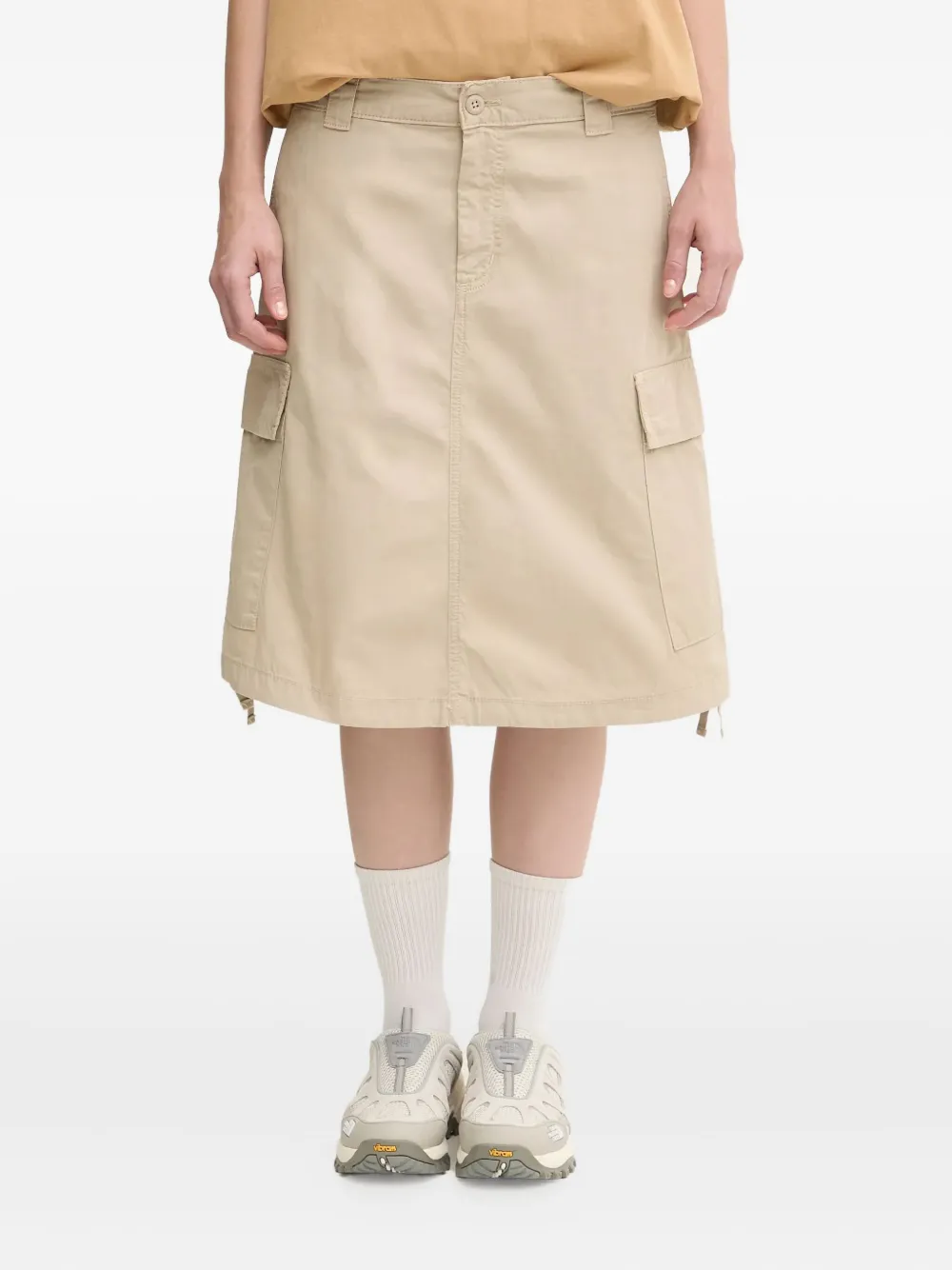 

Юбка миди W' Kingston с карманами-карго CARHARTT WIP, нейтральный