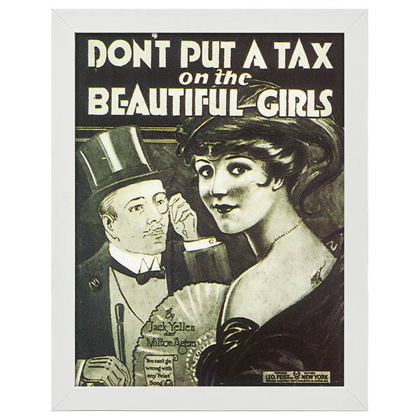 

Рамка для фотографий LegendArte No Tax on beautiful Girls, белый