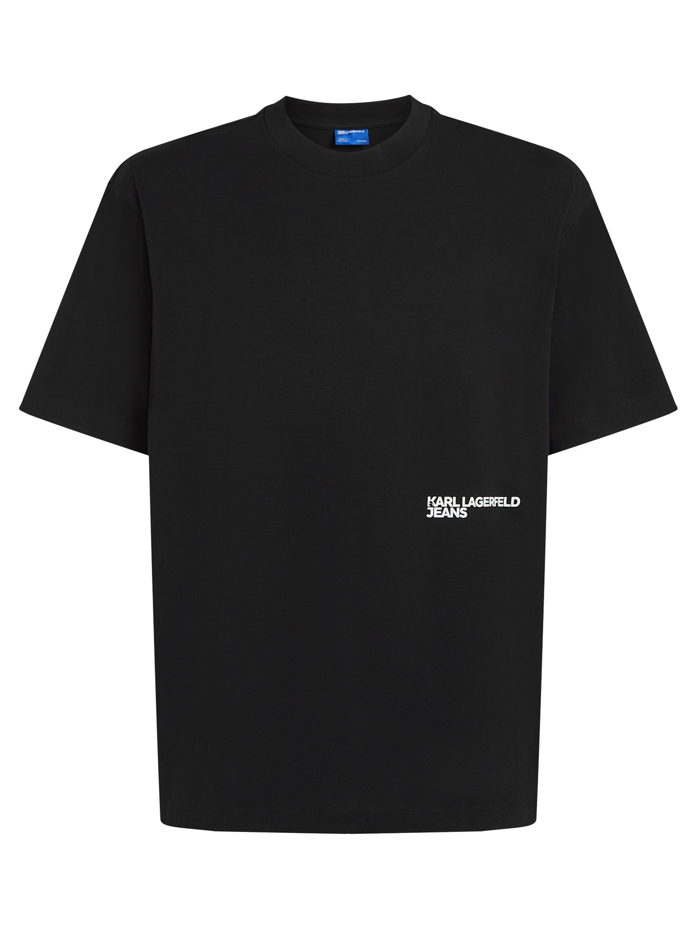 

KARL LAGERFELD JEANS Футболка в черном цвете