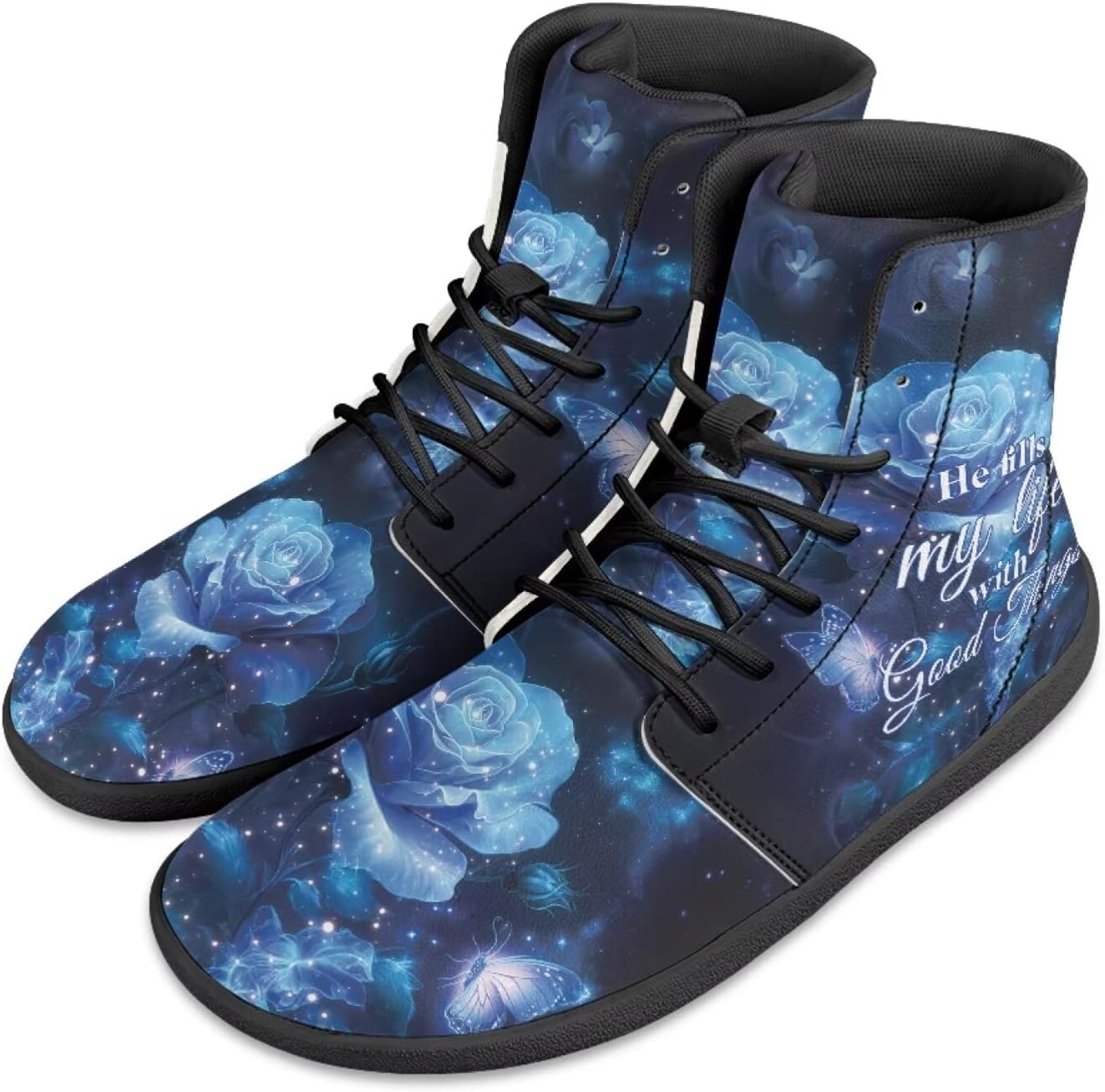 

Мужские кроссовки JoyLamoria на шнуровке высокой посадки для баскетбола, ходьбы и вождения, дышащие кроссовки, под цвет подсолнуха с узором Ацтек, Neon Rose