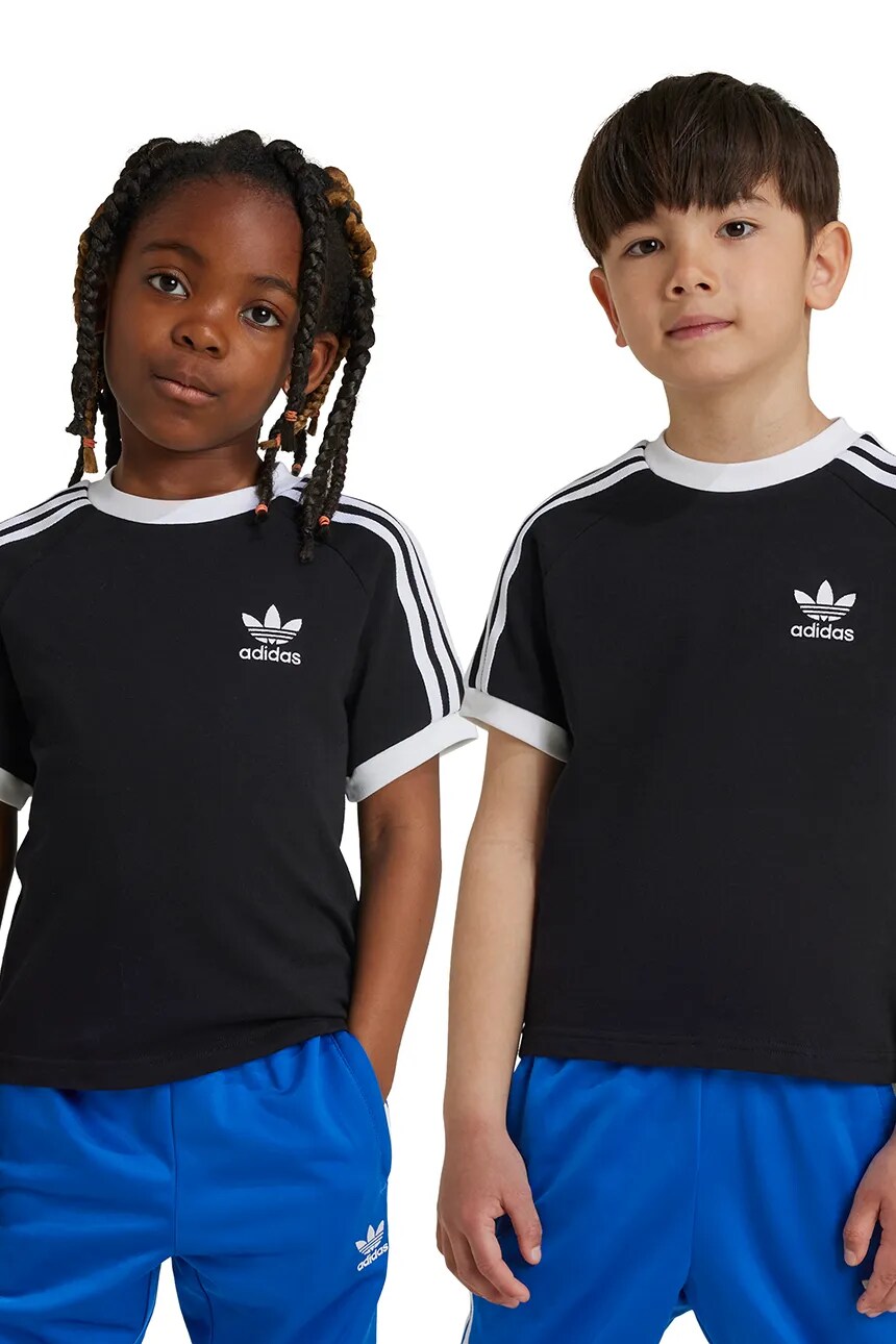 

Футболка из хлопка для детей Adidas Originals, черный