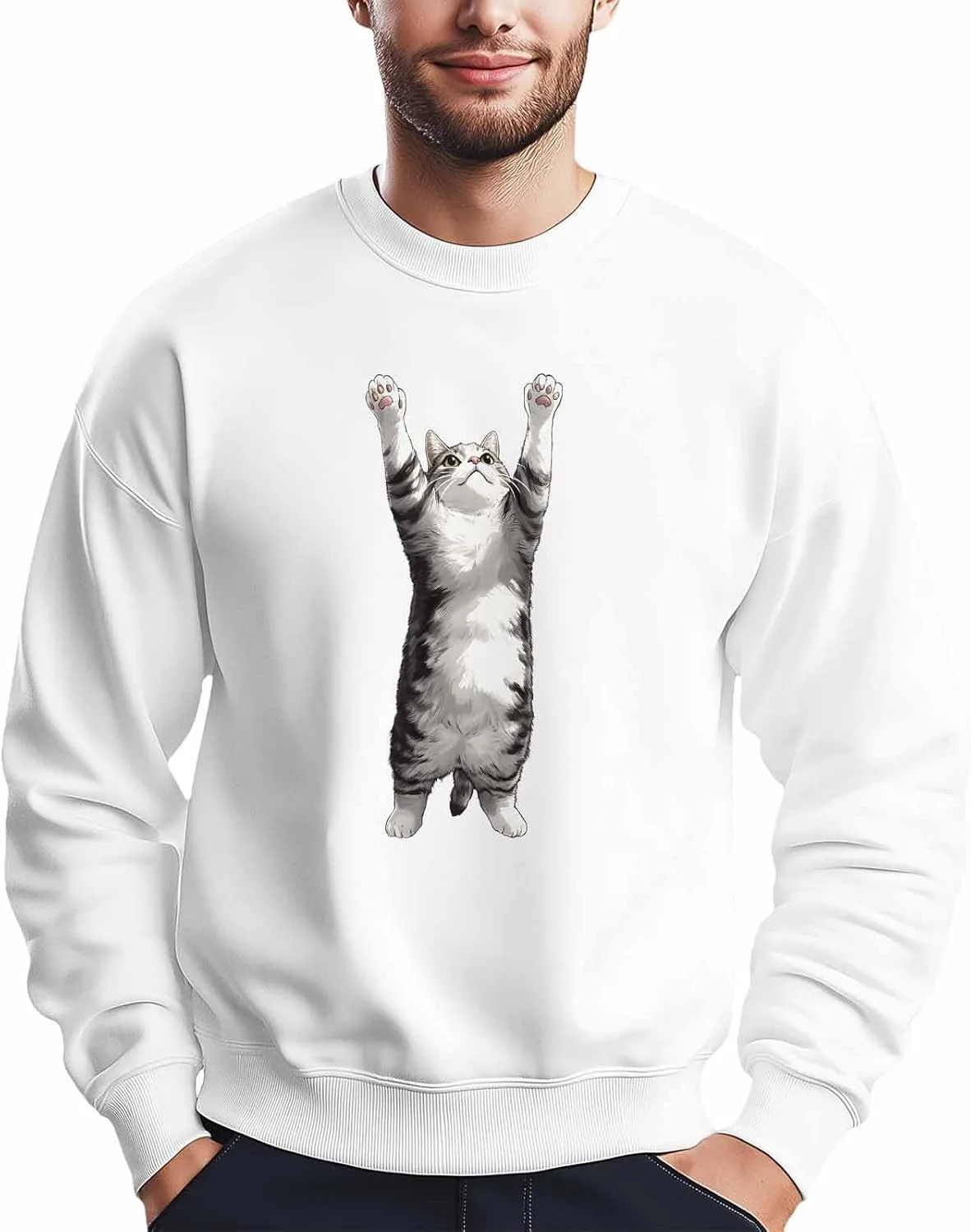 

Bemigo свитшот с кошкой oversized