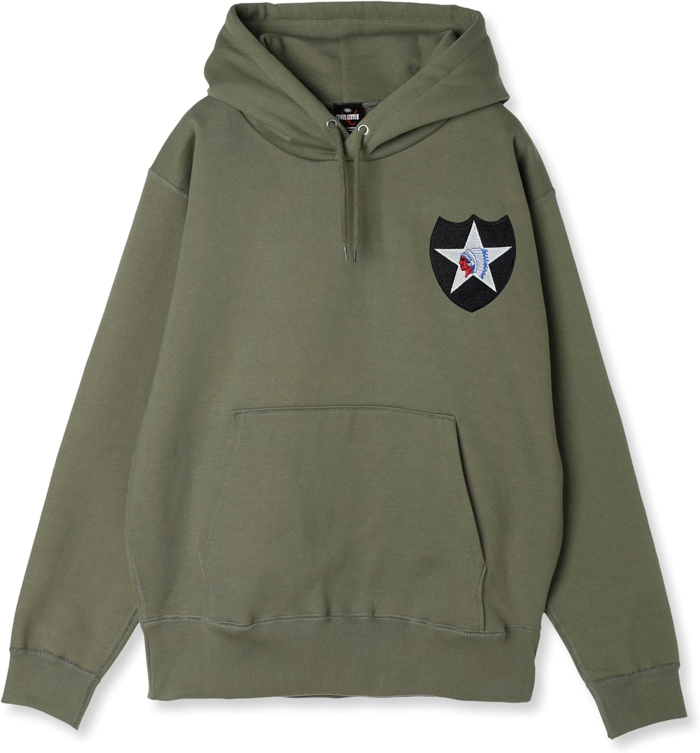 

Толстовка с капюшоном в стиле F, нашивка с гербом армии США, на флисовой подкладке, без капюшона, оливково-зеленый цвет F-Style