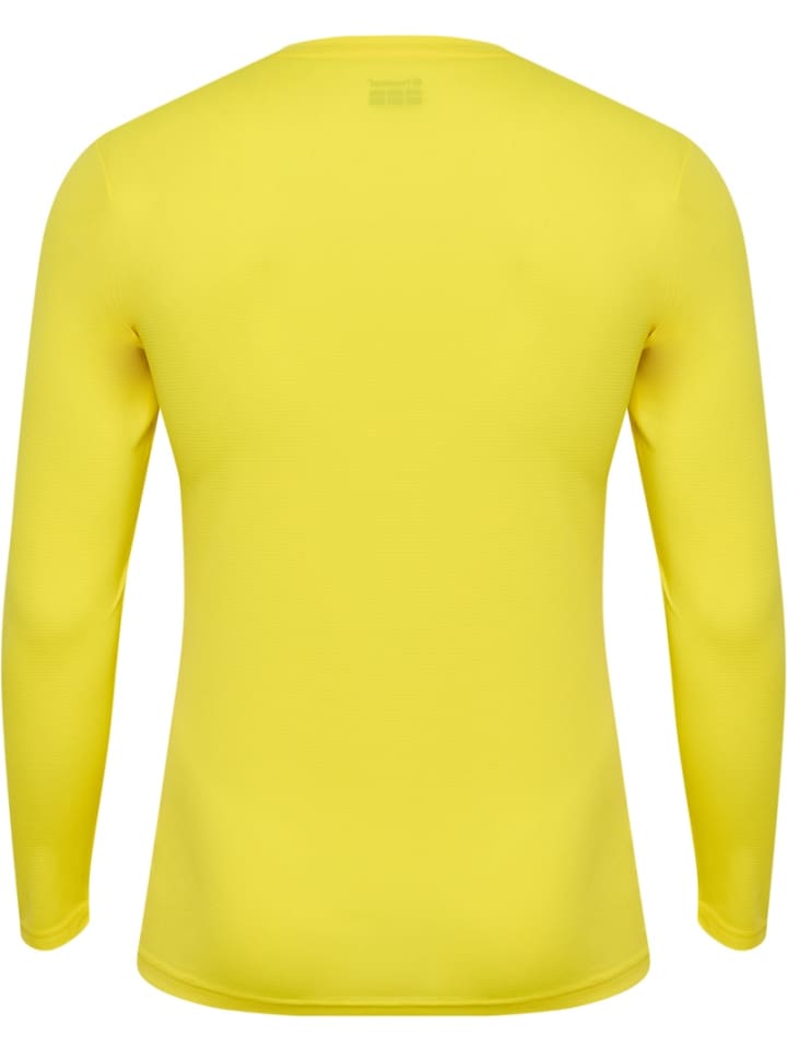 

Футболка с длинным рукавом "BL Essential T-Shirt Longsleeve" желтого цвета Hummel