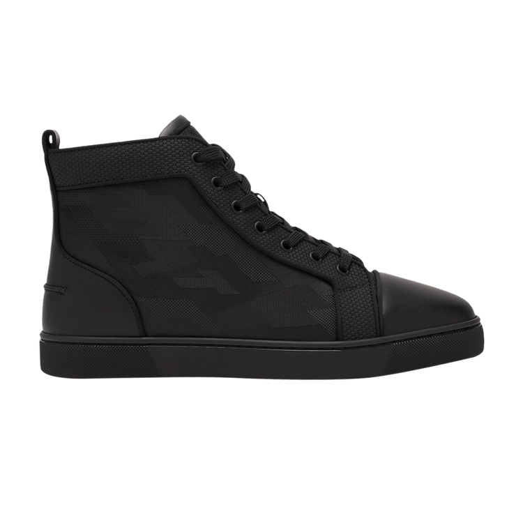 

Кроссовки Christian Louboutin Louis Orlato Flat High 'Black Jacquard', черный