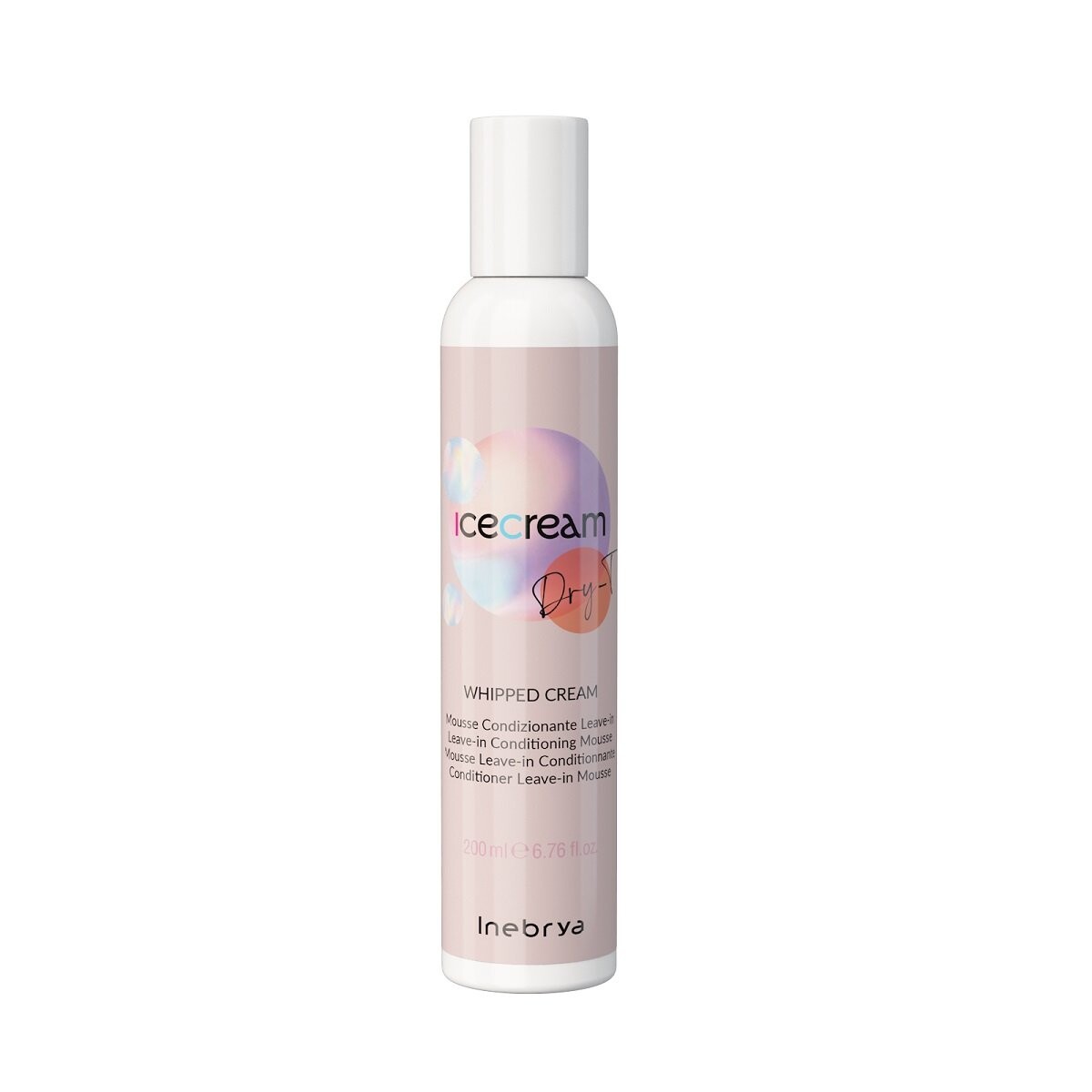 

Inebrya, Dry-T Whipped Cream, Питательный мусс для волос, 200 мл