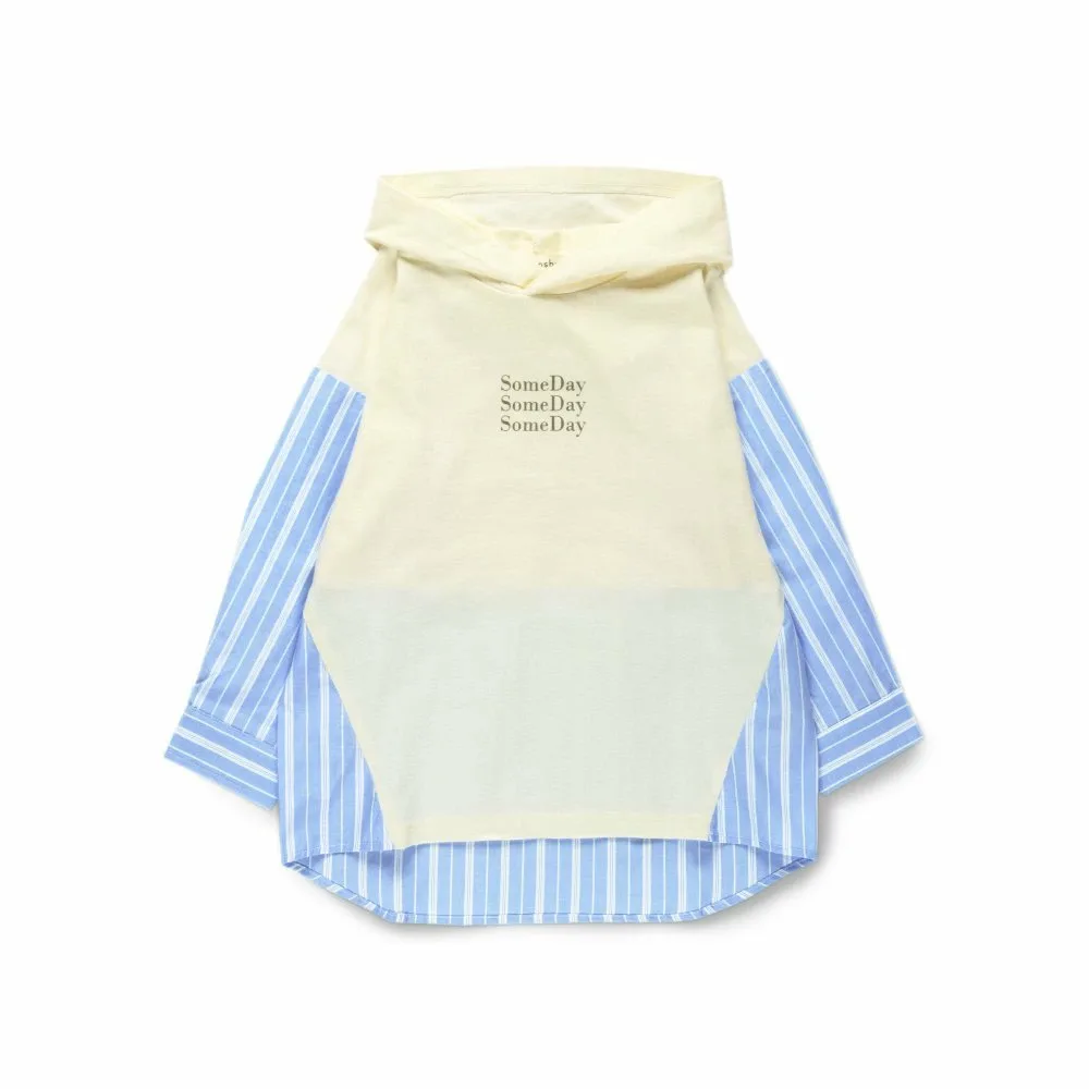 HOBO футболка худи Branshes, ivory