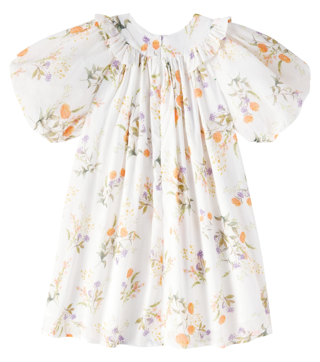 Цветочное платье из хлопка со сборками Petite Amalie  , Summer Bouquet Print — фото 3