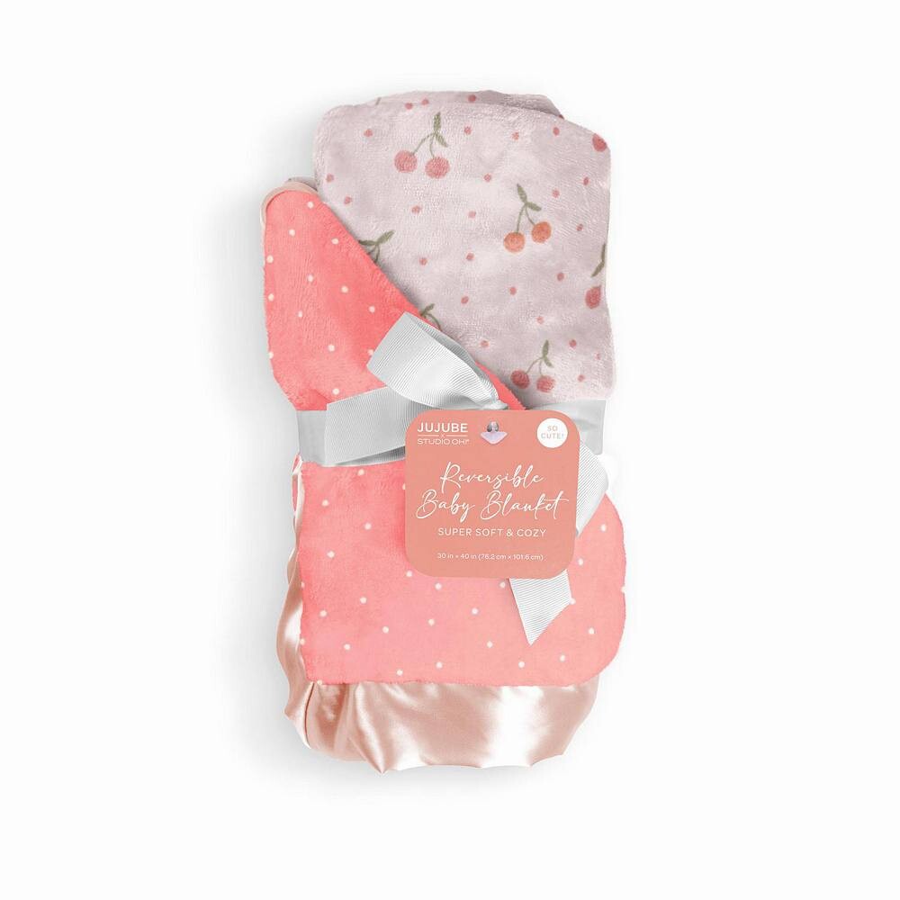 

JuJuBe x Studio Oh! Двустороннее детское одеяло, цвет Cherry Cute