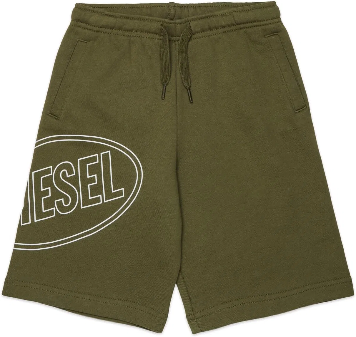 Шорты спортивные на молнии Diesel, Military Green