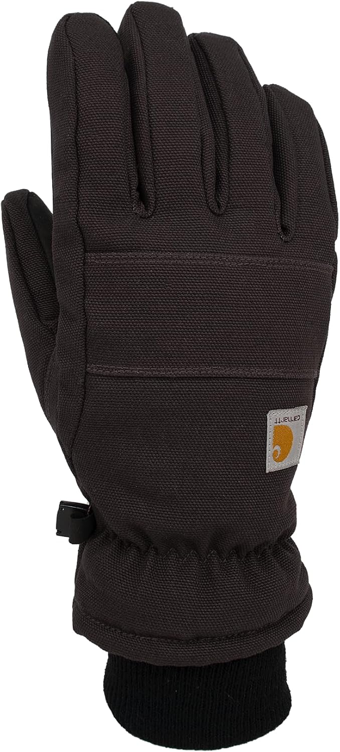 

Мужские перчатки Carhartt GL0781M с утепленным трикотажным манжетом из утиной/синтетической кожи, Black