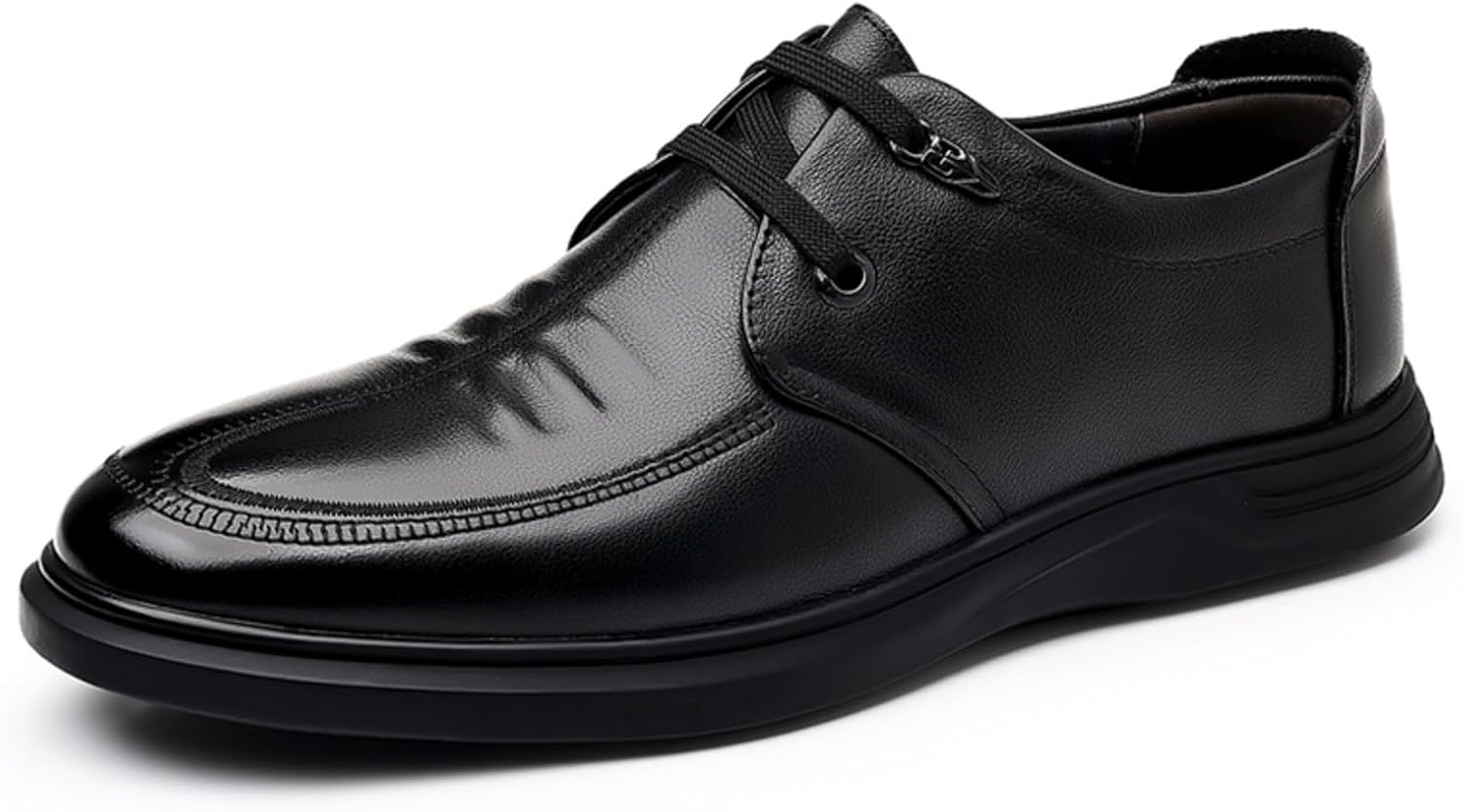 

Мужские классические кожаные оксфорды, формальная обувь - идеальны для деловых встреч, работы в офисе и официальных мероприятий Kpdwfms, черный